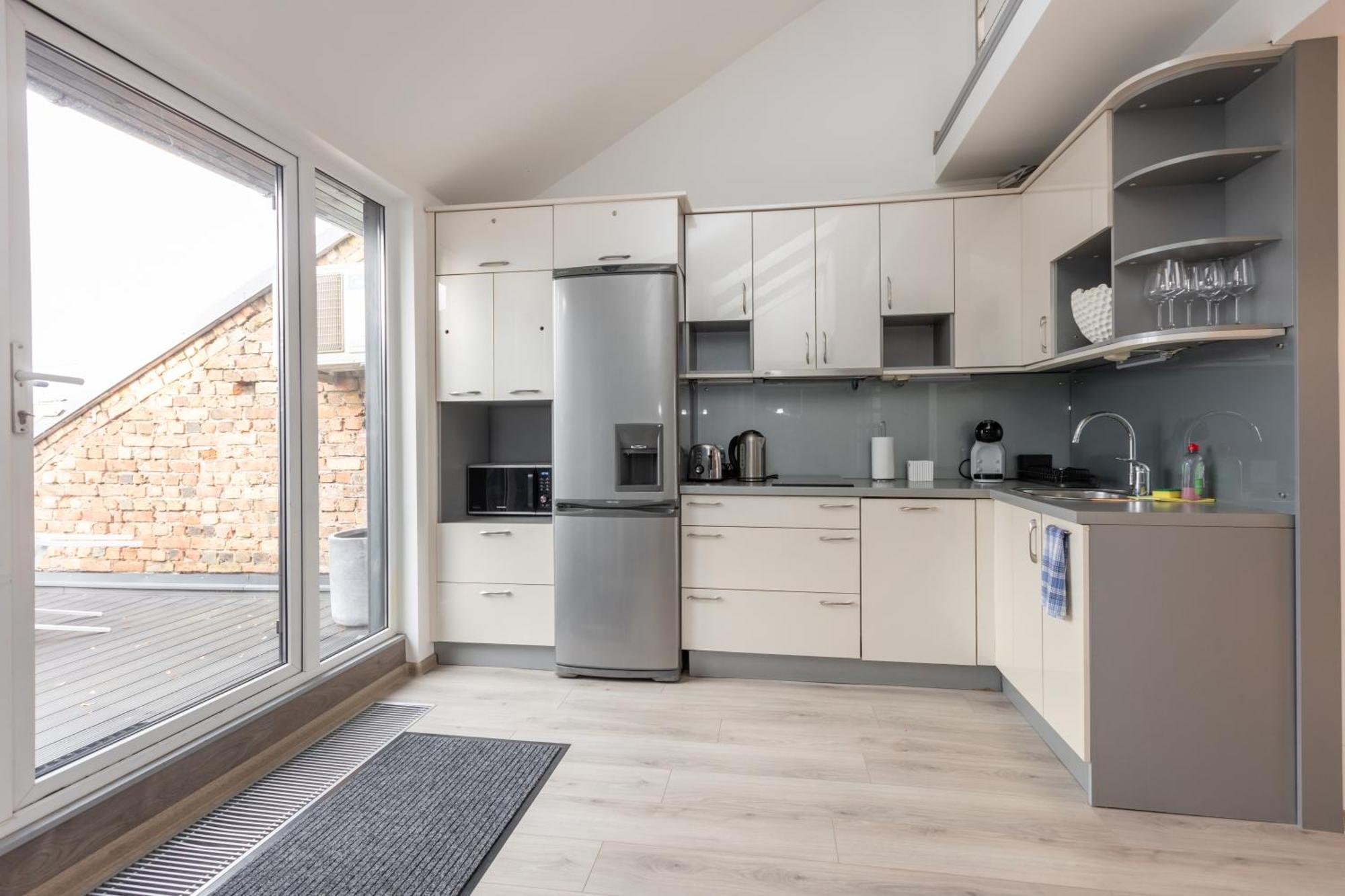 Penthouse Apartment With Terrace Ρίγα Εξωτερικό φωτογραφία