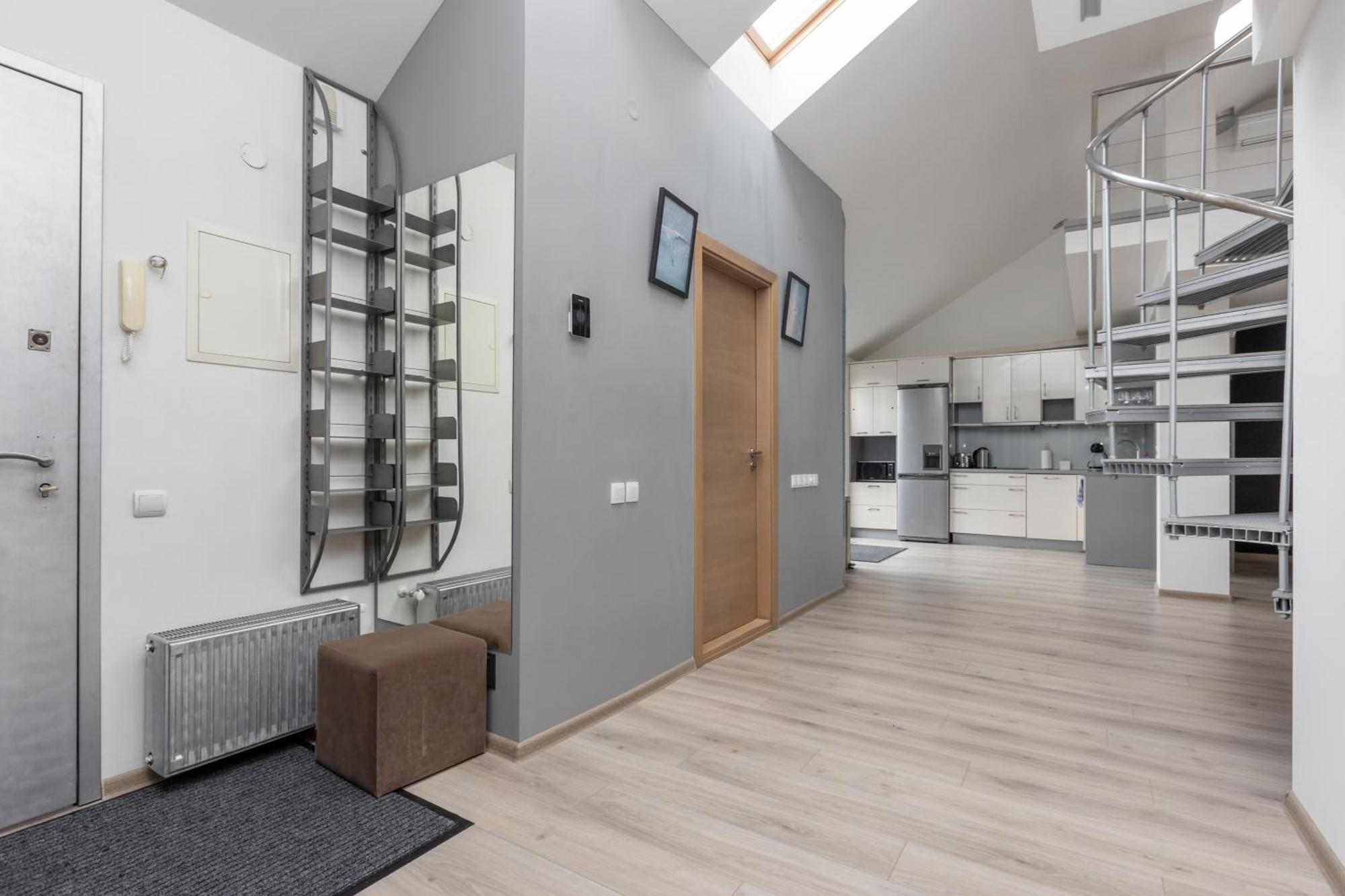 Penthouse Apartment With Terrace Ρίγα Εξωτερικό φωτογραφία